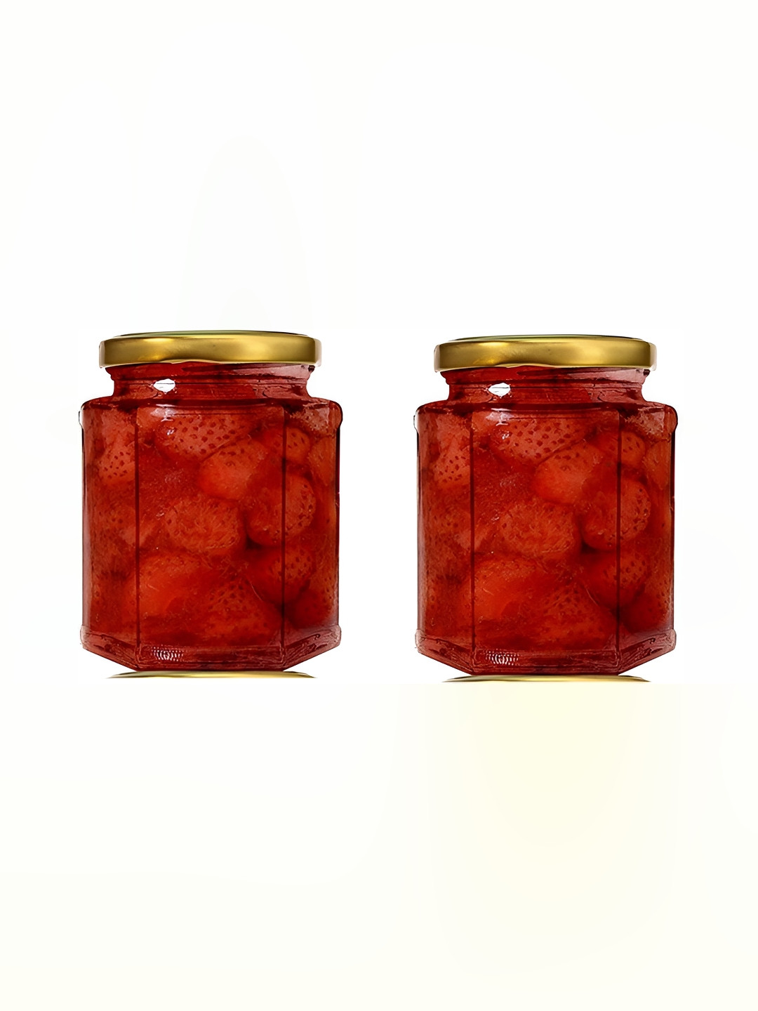 

1ST TIME 2 Pcs Transparent Glass Containers 400 Ml Each