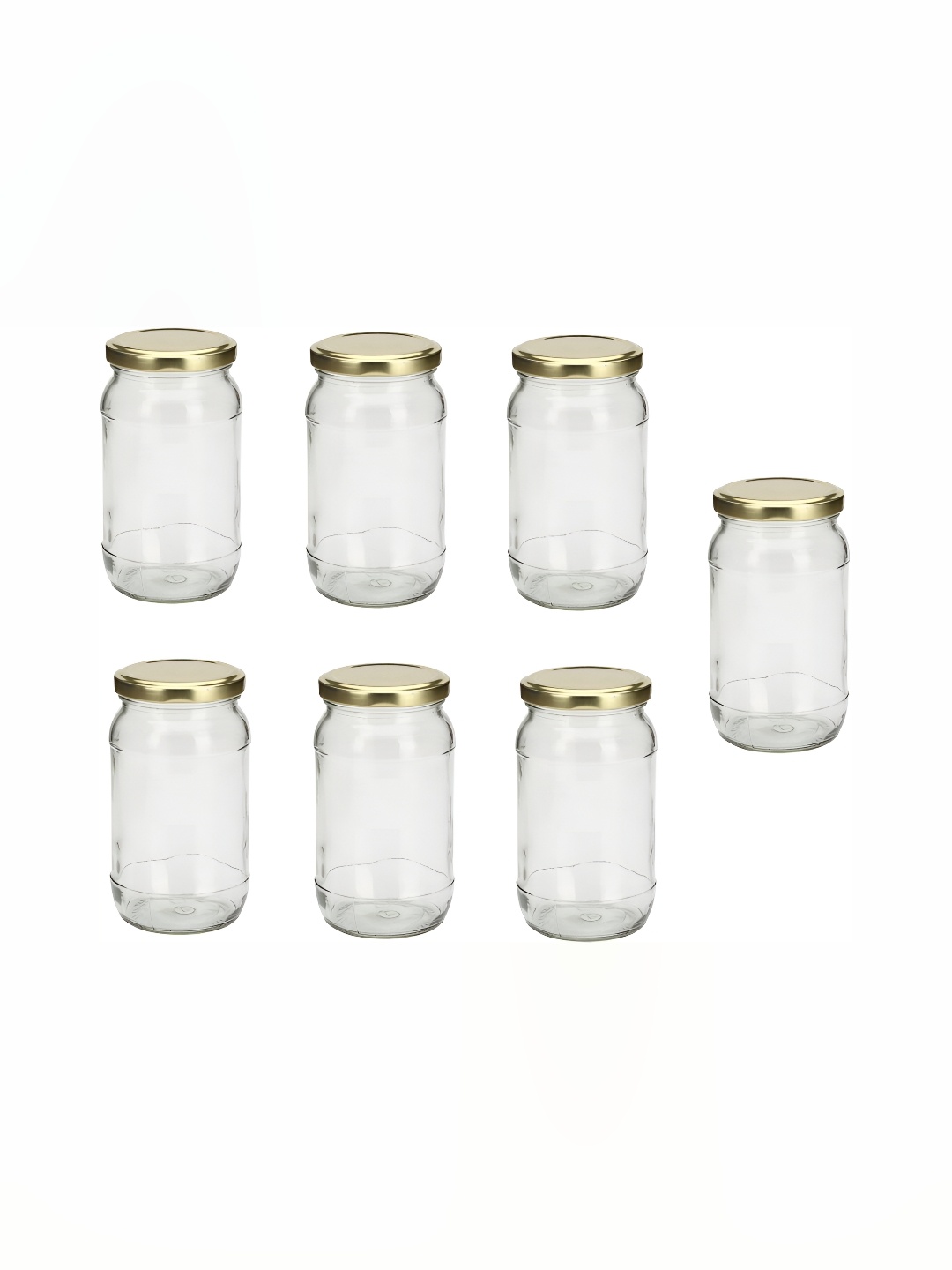 

1ST TIME Transparent 7 Pcs Glass Containers 400 Ml