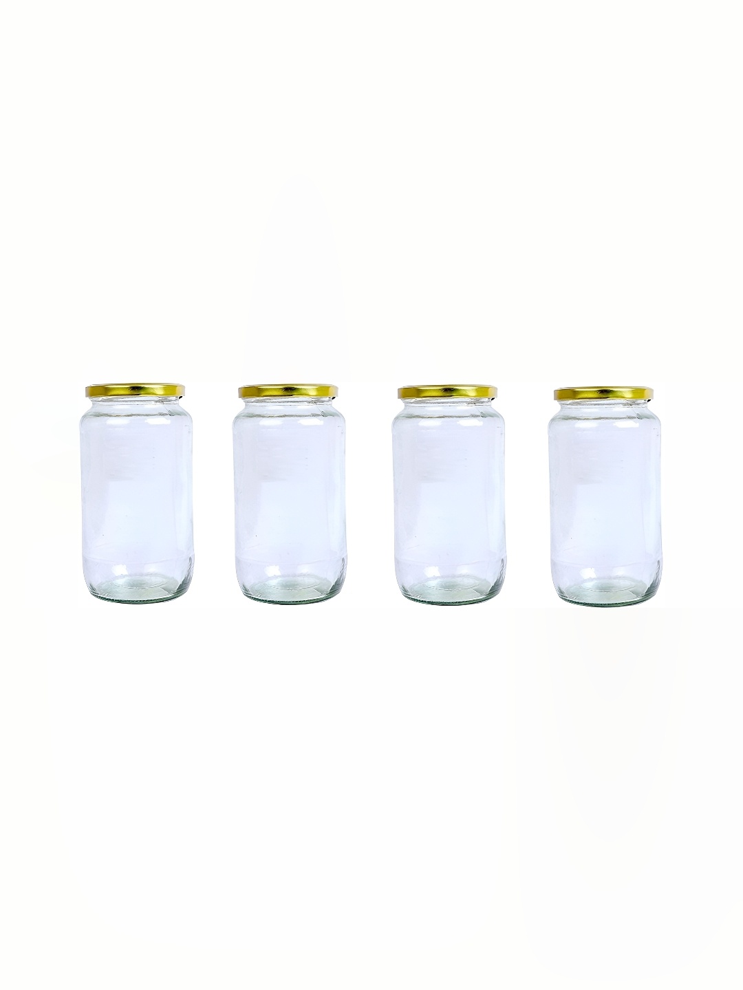 

1ST TIME Transparent 4 Pieces Glass Containers 1L Each