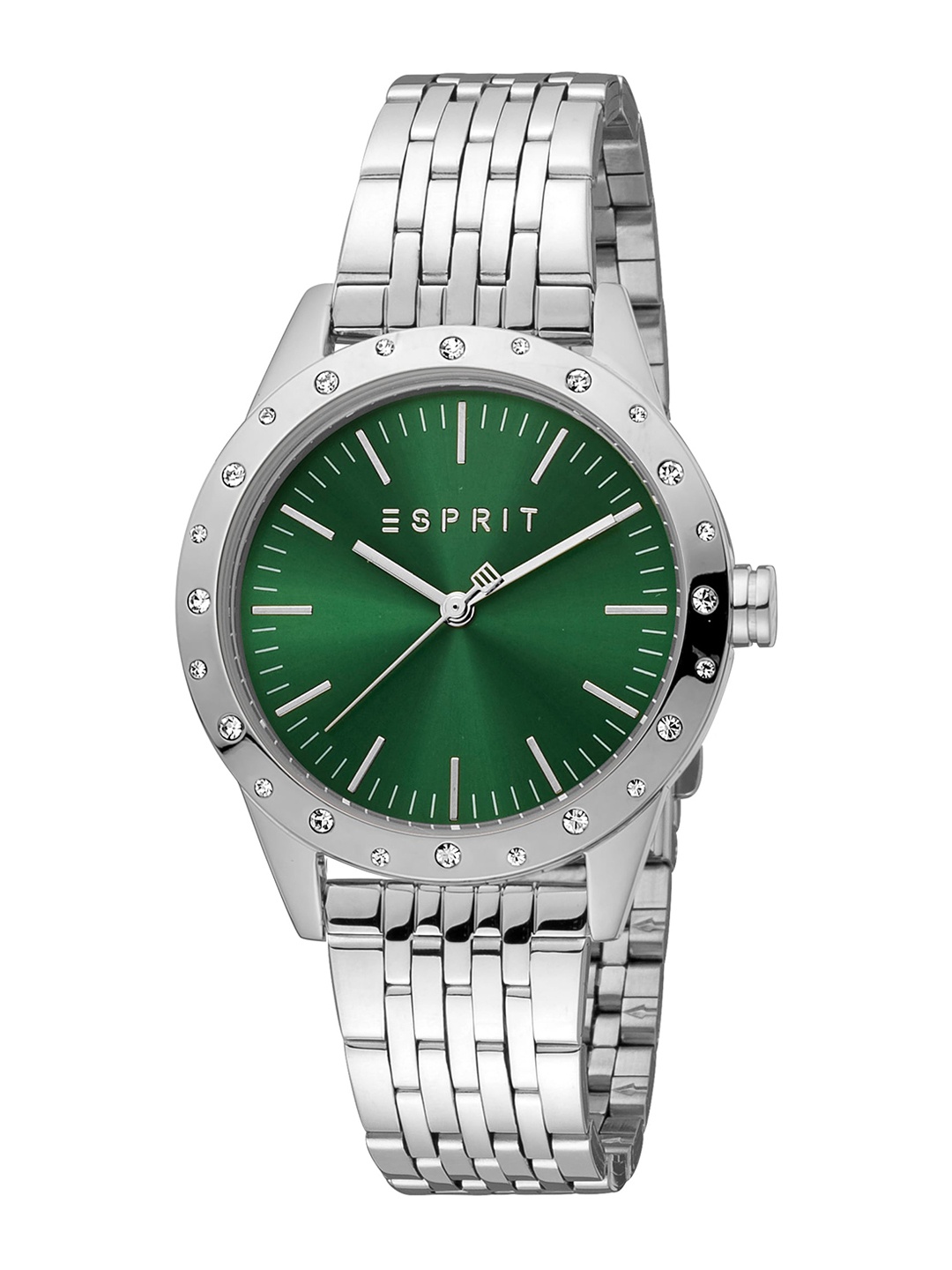 

ESPRIT Women Stainless Steel Bracelet Style Straps Analogue Watch ES1L302M1045, Green