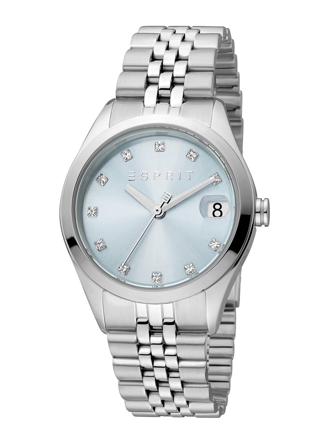 

ESPRIT Women Stainless Steel Bracelet Style Straps Analogue Watch ES1L394M1015, Silver