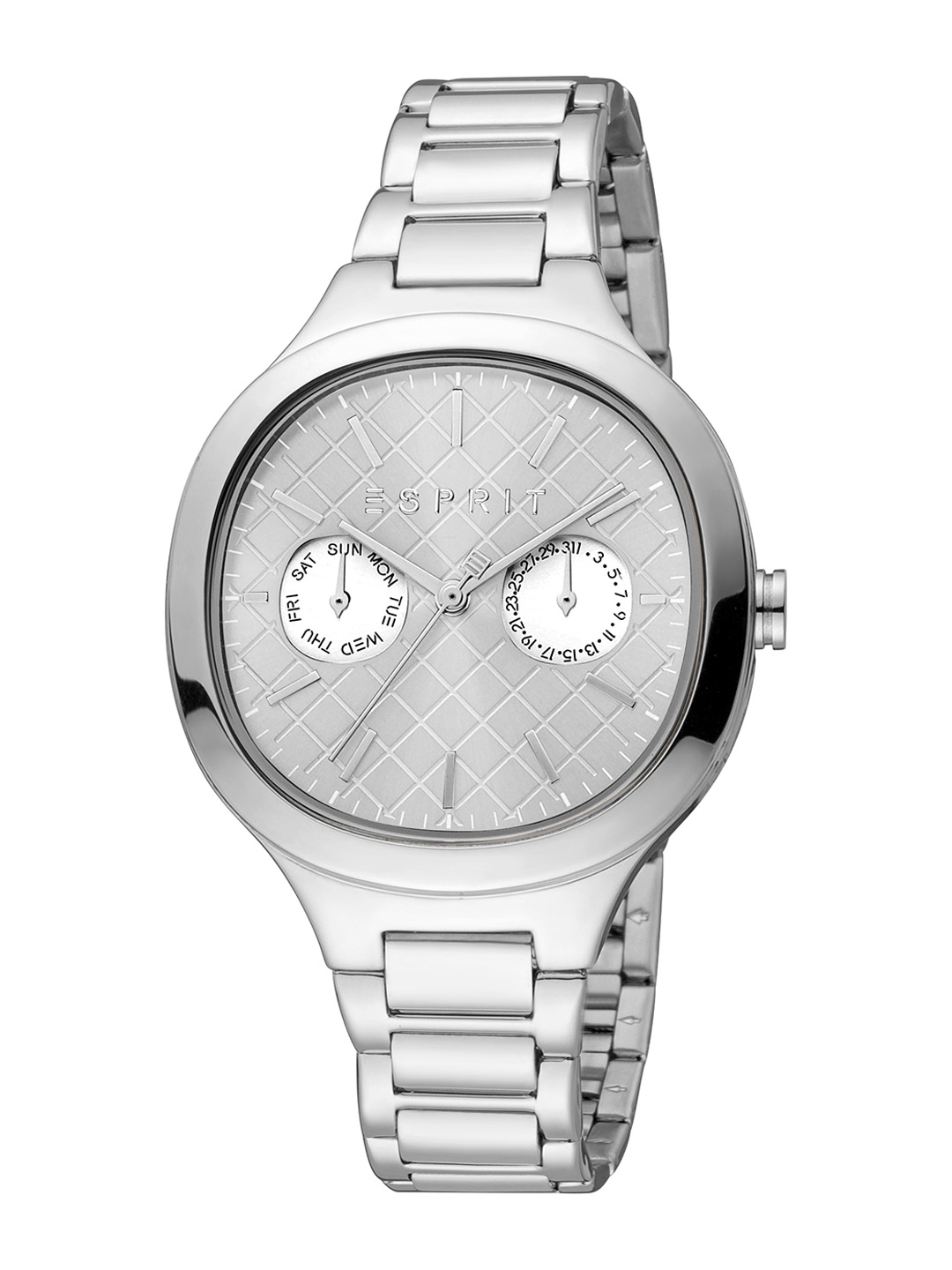 

ESPRIT Women Stainless Steel Bracelet Style Straps Analogue Watch ES1L352M0055, Silver