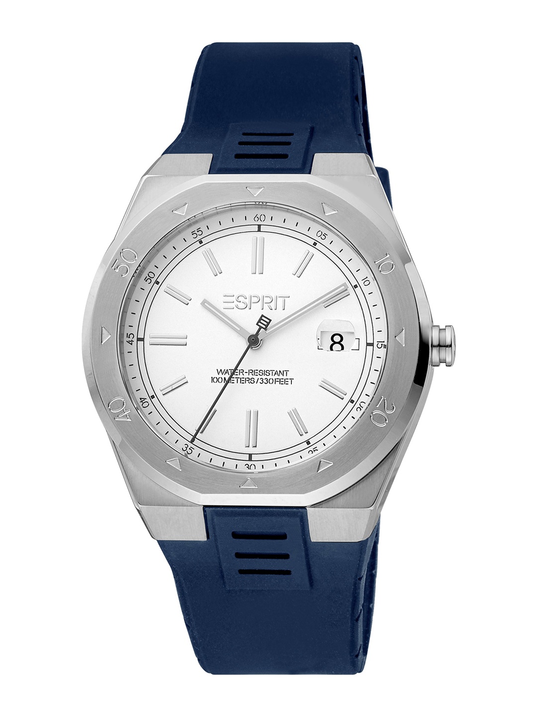 

ESPRIT Men Printed Dial & Straps Analogue Watch ES1G305P0055, Blue