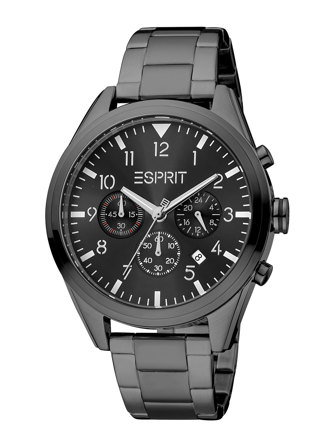 

ESPRIT Men Stainless Steel Bracelet Style Straps Analogue Watch ES1G339M0155, Black