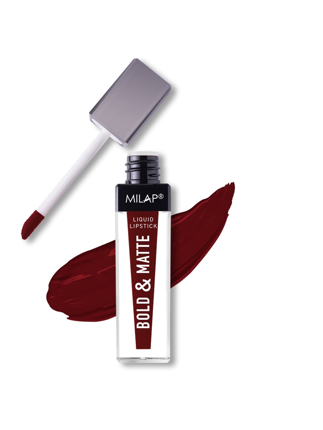 

MILAP Bold & Matte Liquid Lipstick With Vitamin E - 4ml - The Stone Roses 517, Brown