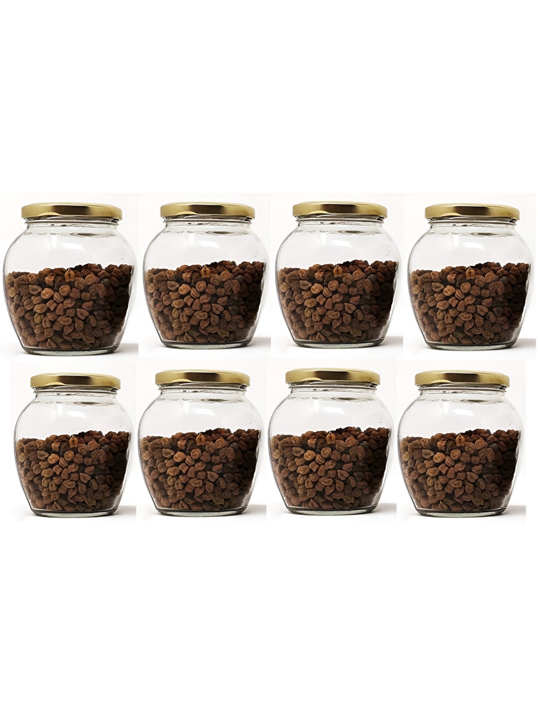 

1ST TIME Transparent 8 Pieces Glass Containers 350ml Each