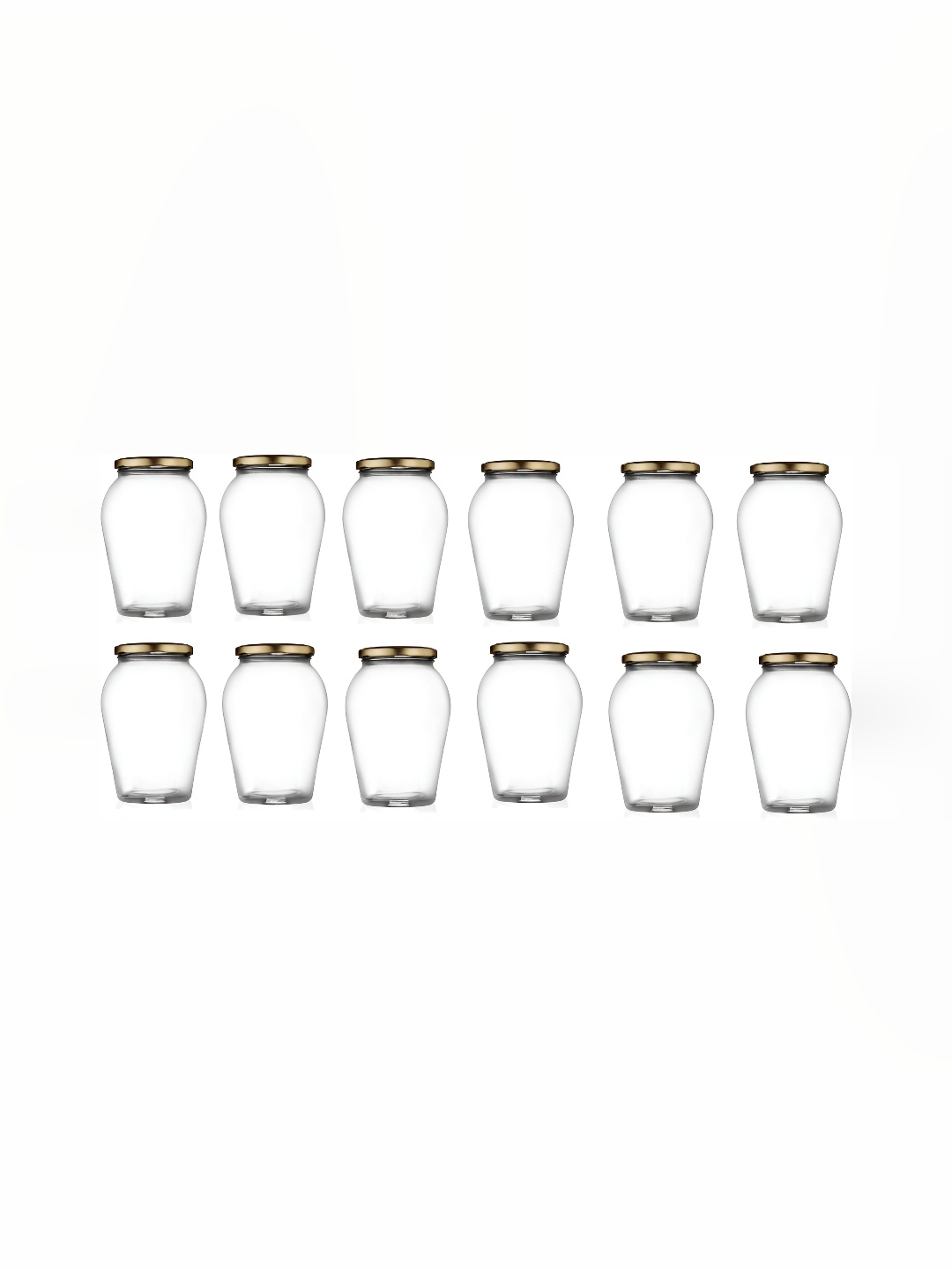 1ST TIME Transparent 12 Pcs Glass Food Container