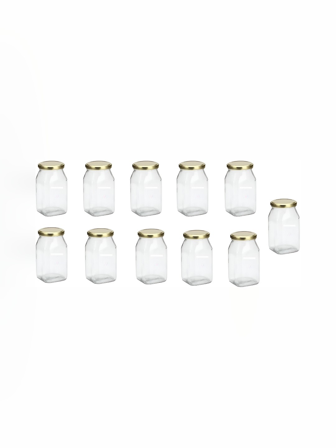 

1ST TIME Transparent 11 Pieces Glass Food Container