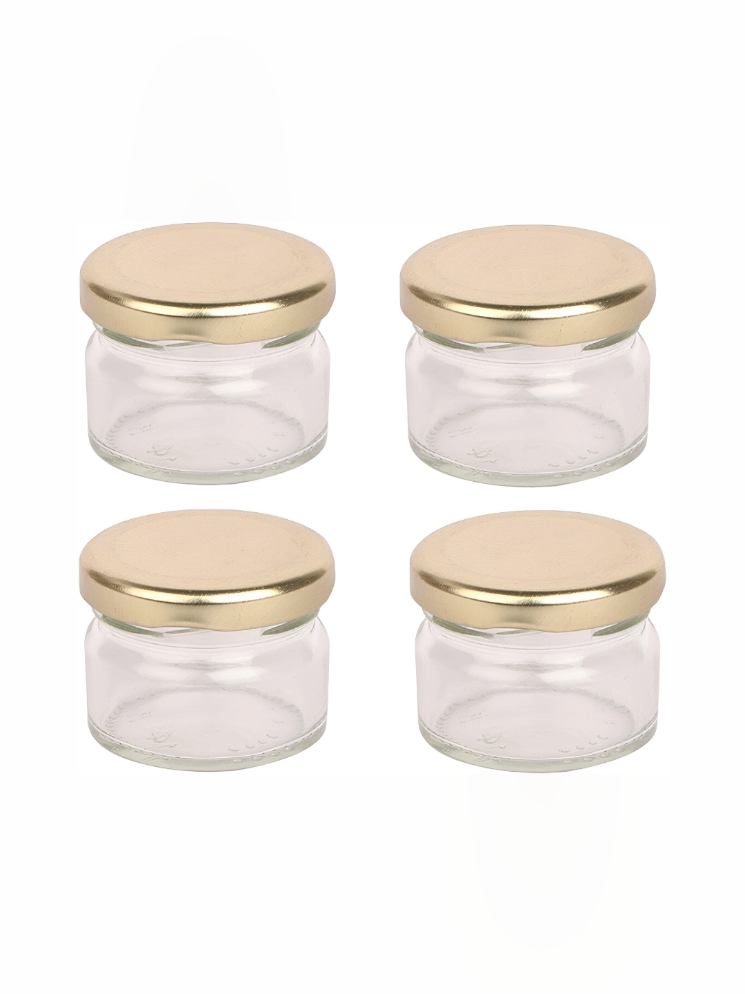 

1ST TIME 4-Pcs Transparent Glass Food Containers 350 ml Each