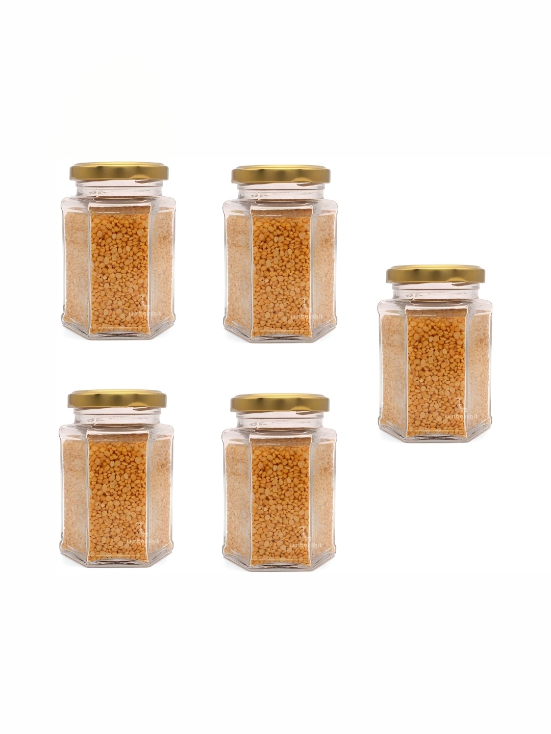 

1ST TIME 5-Pcs Transparent Glass Food Container