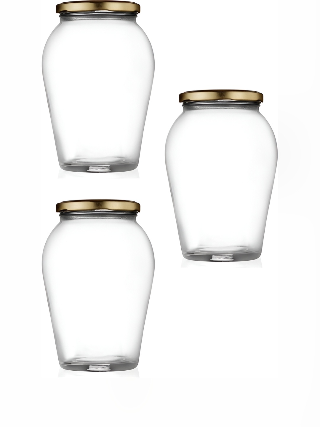 

1ST TIME Transparent 3 Pieces Glass Containers 500ml Each
