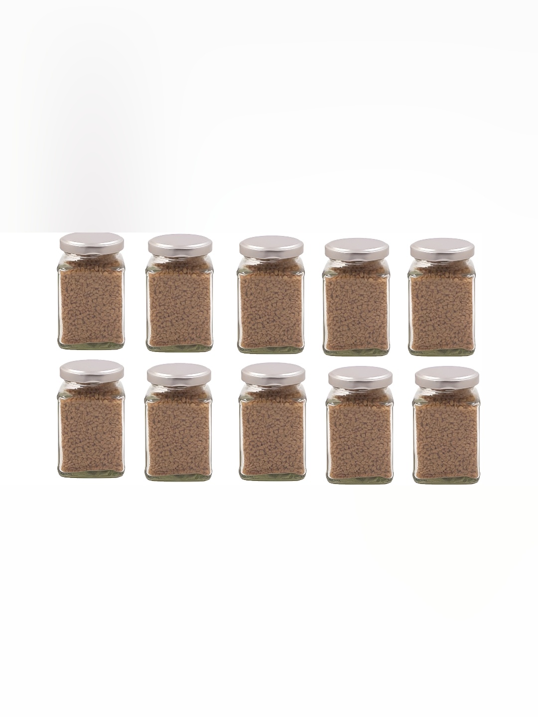 

1ST TIME Transparent 10 Pieces Glass Container with Lid