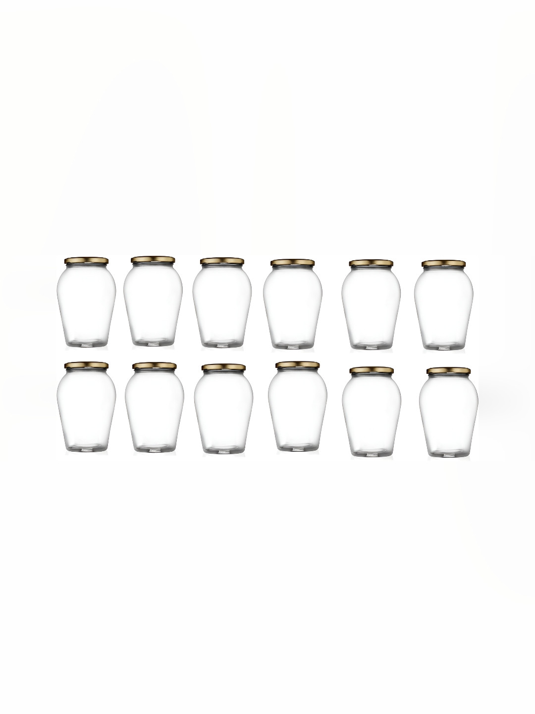 

1ST TIME 12-Pcs Transparent Glass Container With Lid