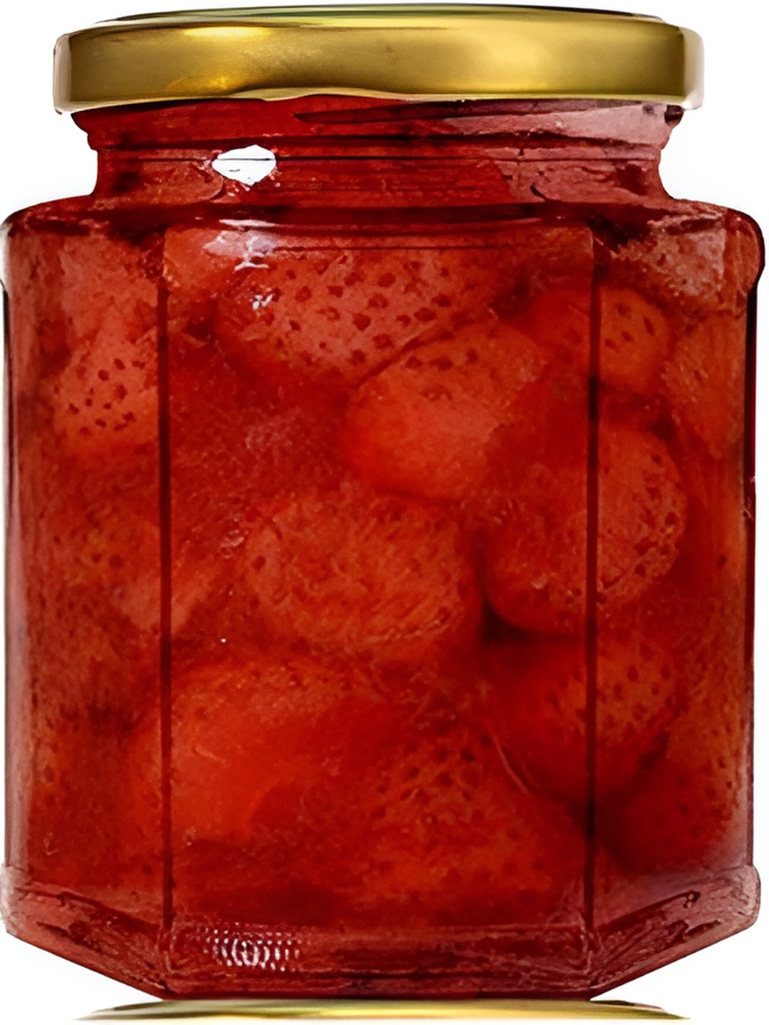 

1ST TIME Transparent & Gold-Toned Glass Jar with Lid 400ml