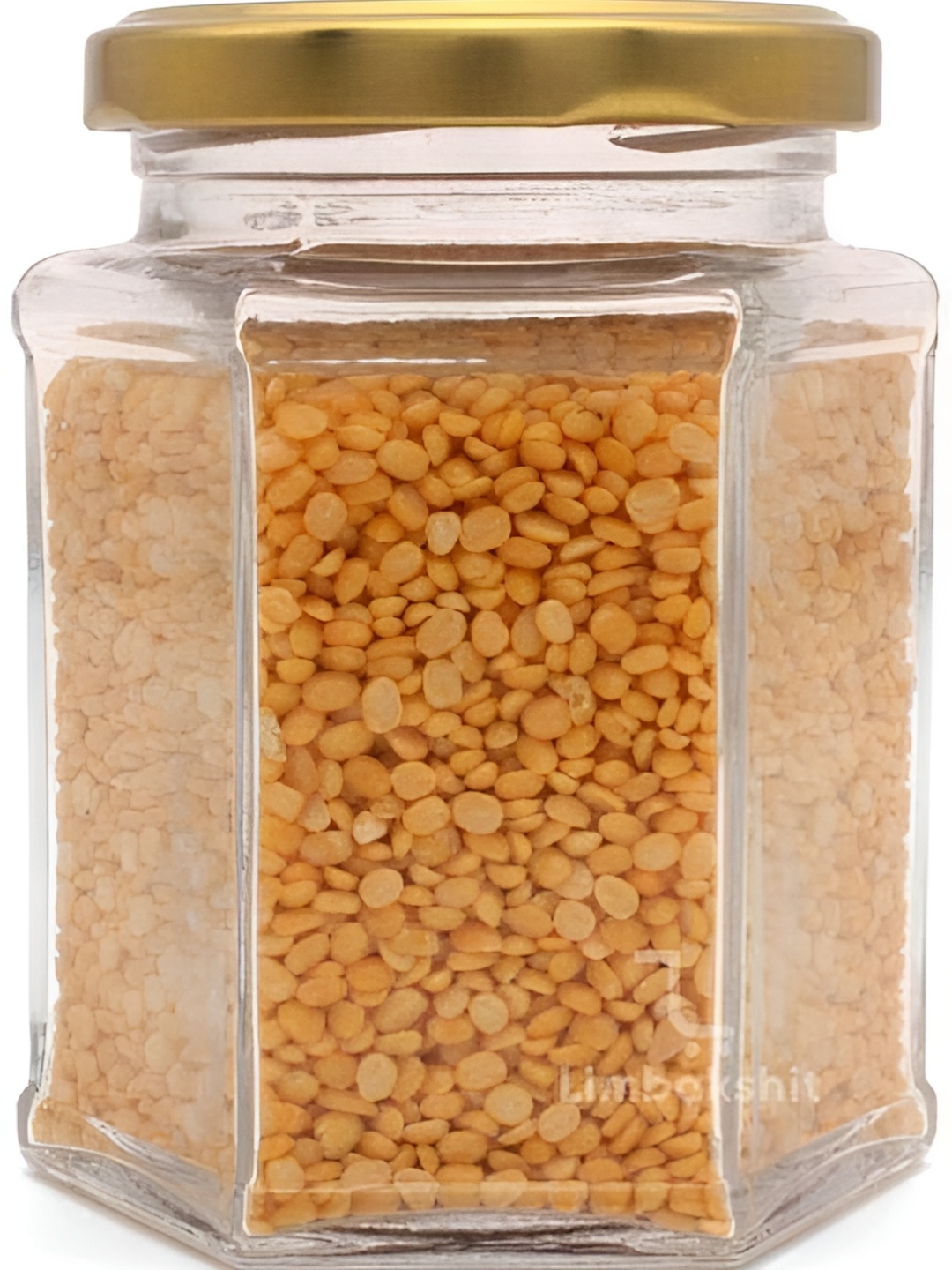 

1ST TIME Transparent & Gold Toned Dishwasher Safe Glass Containers 200 ml