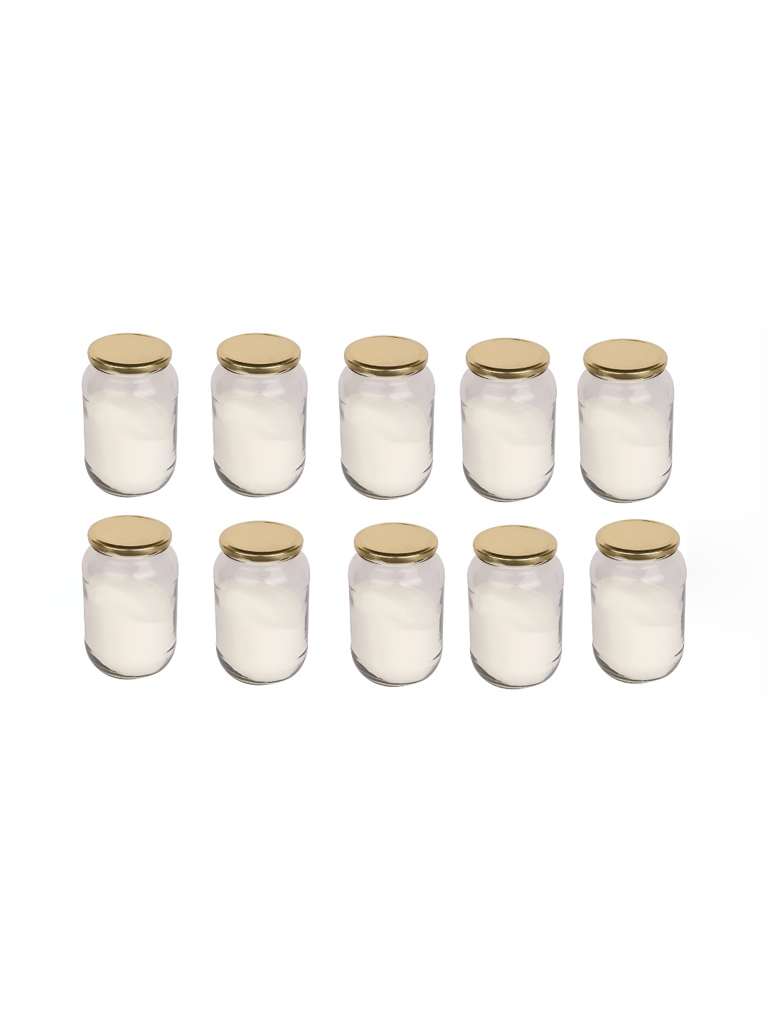 

1ST TIME Transparent 10 Pieces Glass Container With Lid