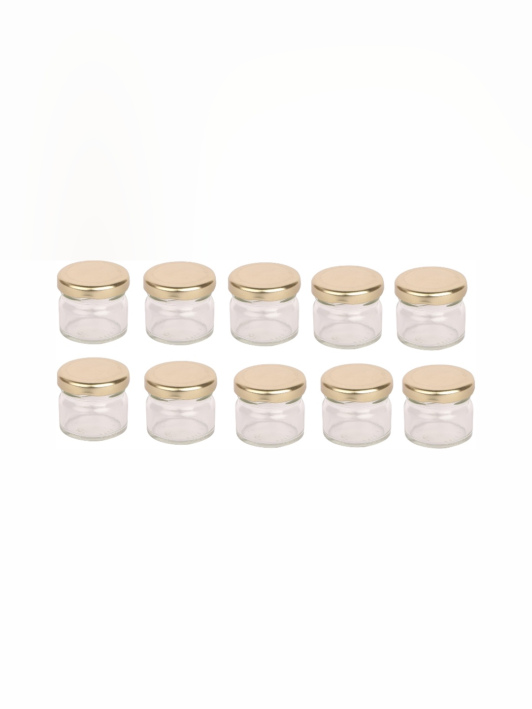 

1ST TIME Transparent 10 Pieces Dishwasher Safe Glass Containers 350ml Each