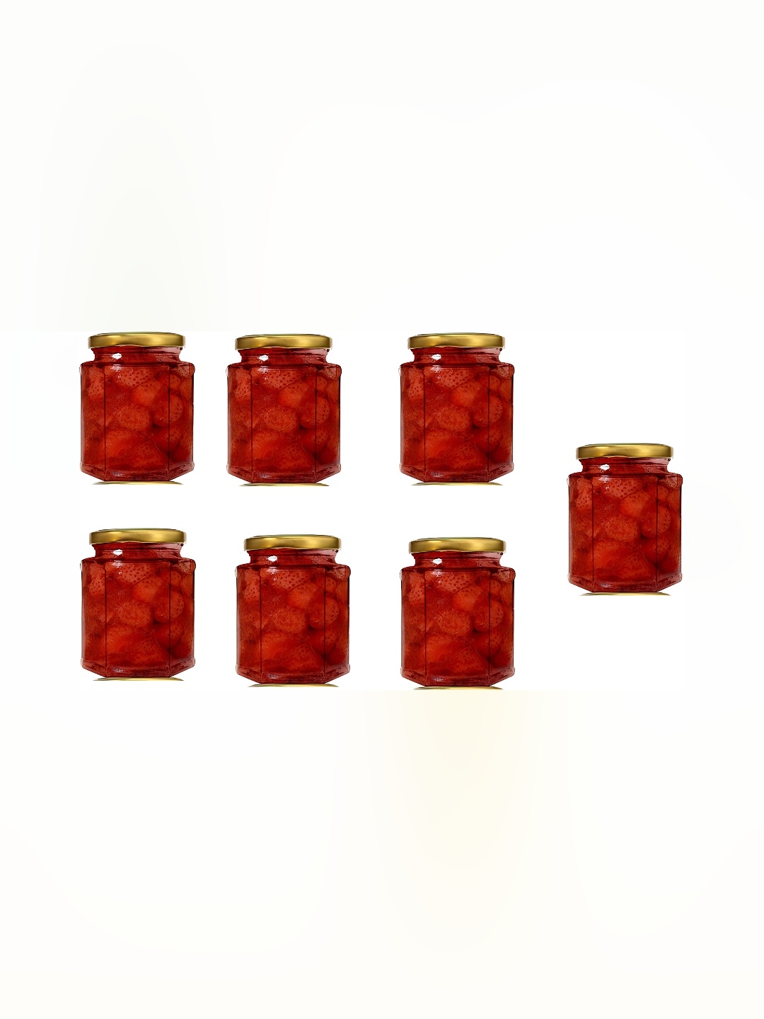

1ST TIME Transparent 7 Pieces Glass Containers 400ml Each