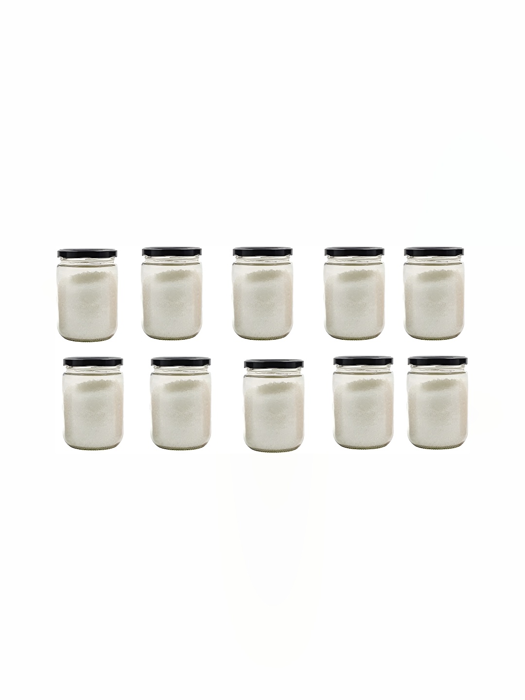 

1ST TIME 10-Pcs Transparent Glass Container with Lid