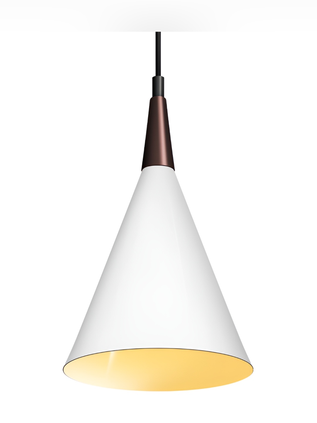 

Wipro White Aluminium Contemporary Frustum Shaped Wall Lamp
