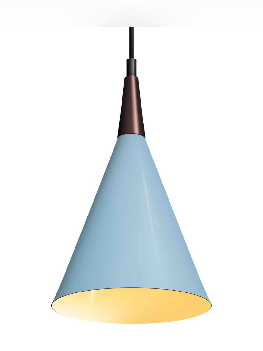 

Wipro Blue Aluminium Contemporary Bell Shaped Wall Lamp