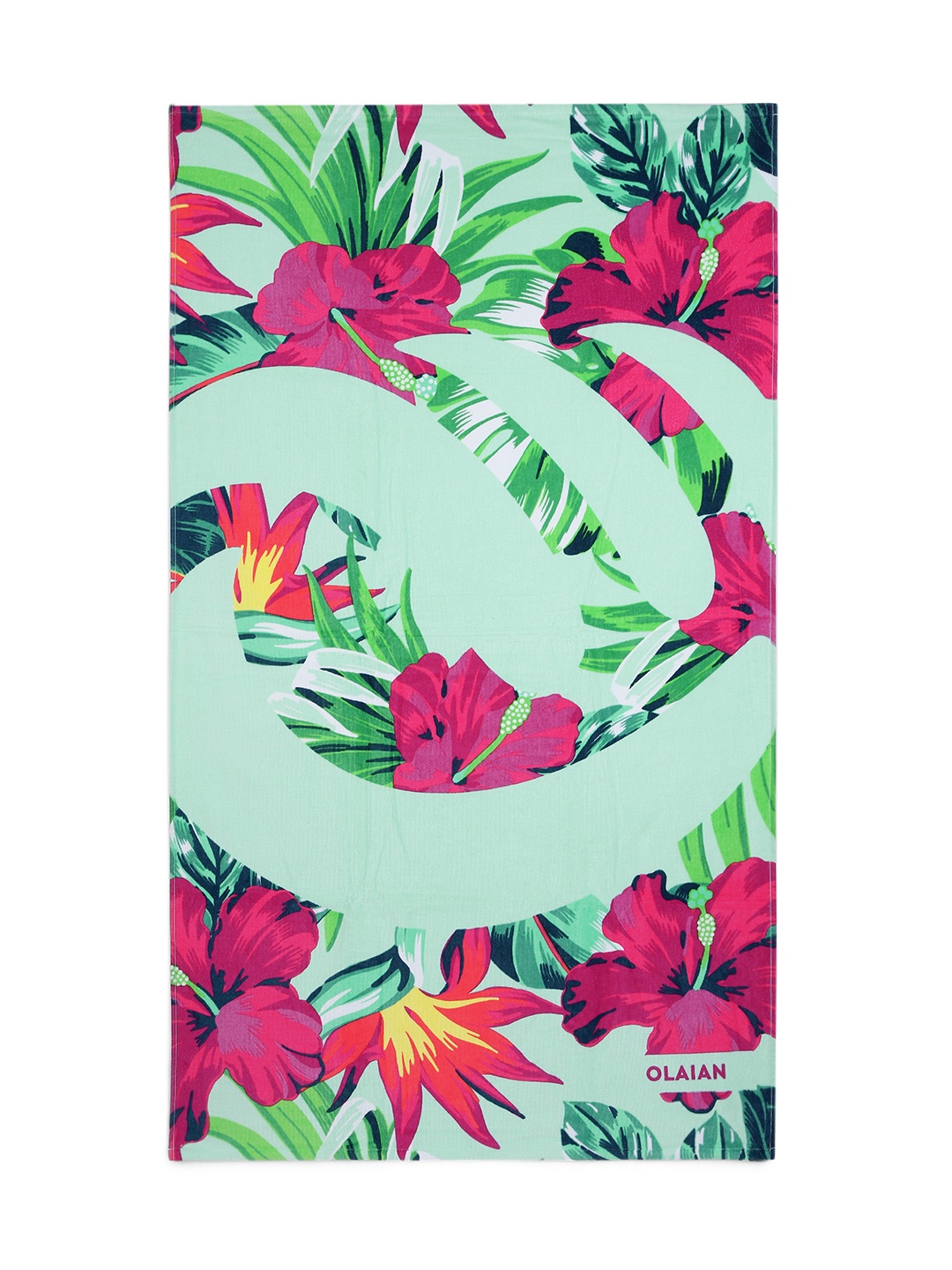 

OLAIAN By Decathlon 150 GSM Pure Cotton Beach Towel, Green