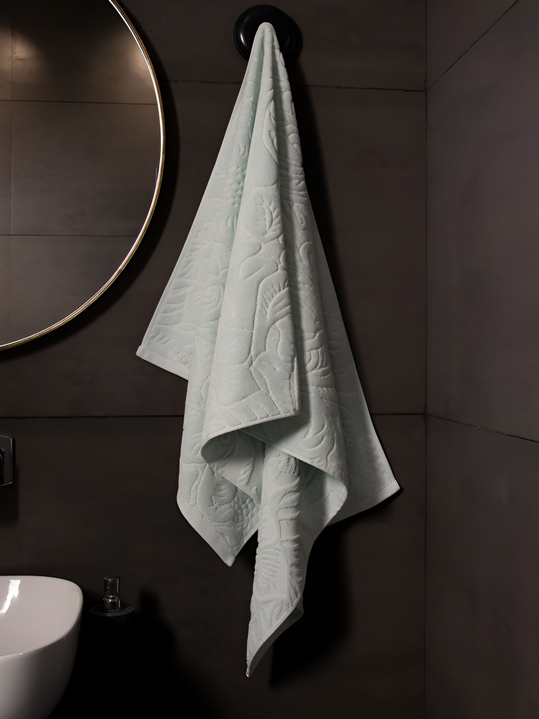 

HOUMN Blue Cotton 600 GSM Bath Towel