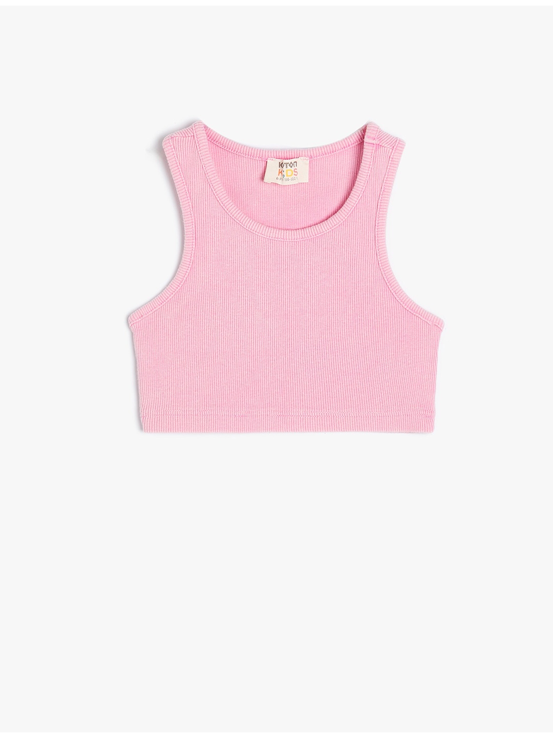 

Koton Girls Round Neck Pure Cotton Casual T-shirt, Pink