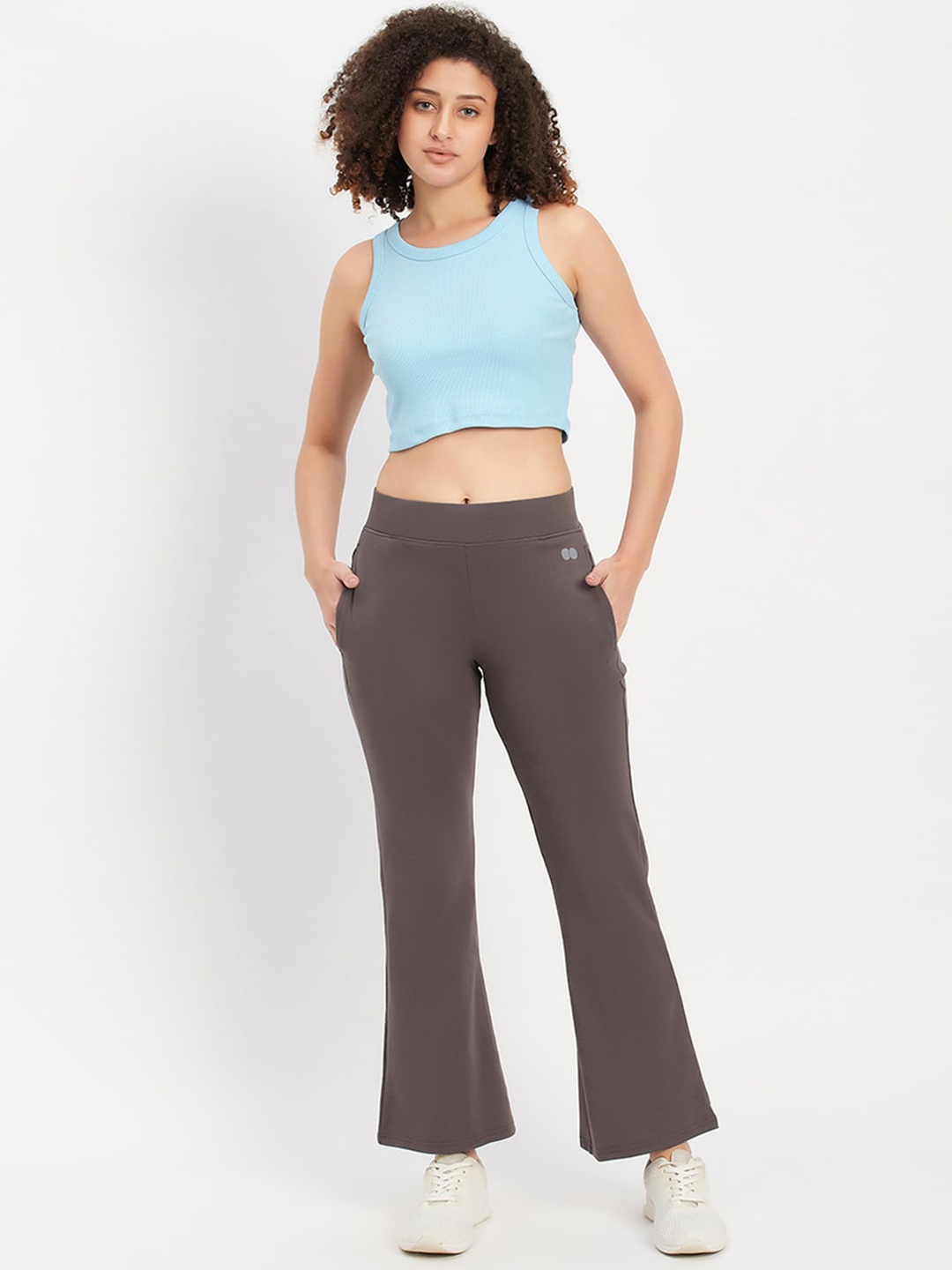 

Clovia Women Ribbed Tracksuits, Grey