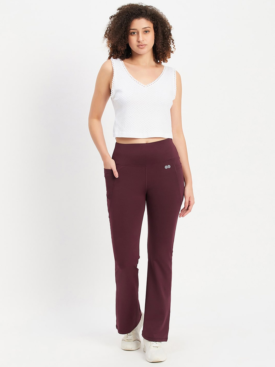 

Clovia Women Ribbed Tracksuits, Purple