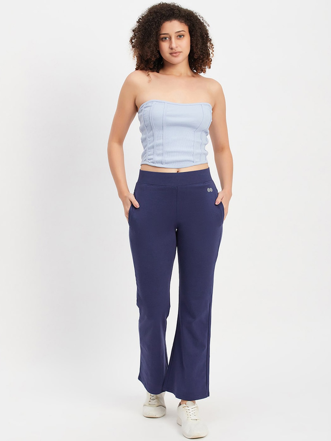 

Clovia Women Ribbed Tracksuits, Blue