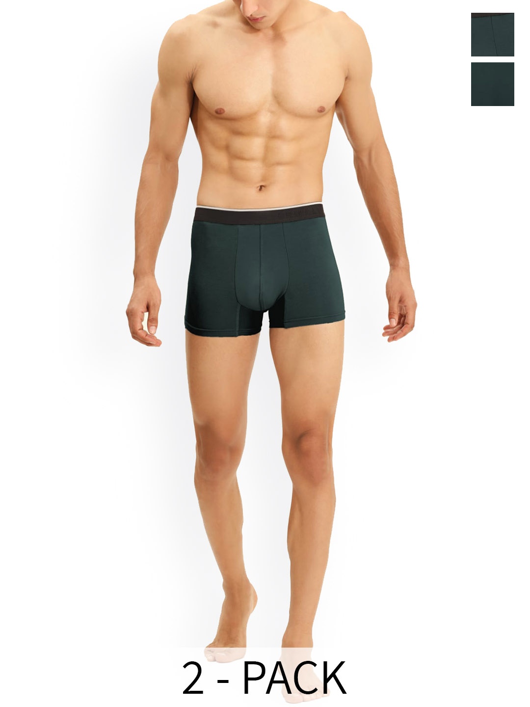 

BRIEFLY Pack Of 2 Breathable Trunks 2PAK-T-OG, Olive