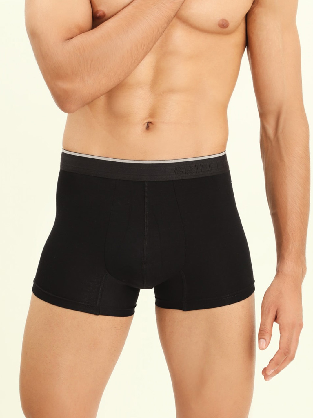 

BRIEFLY Breathable Trunk- T-BL, Black