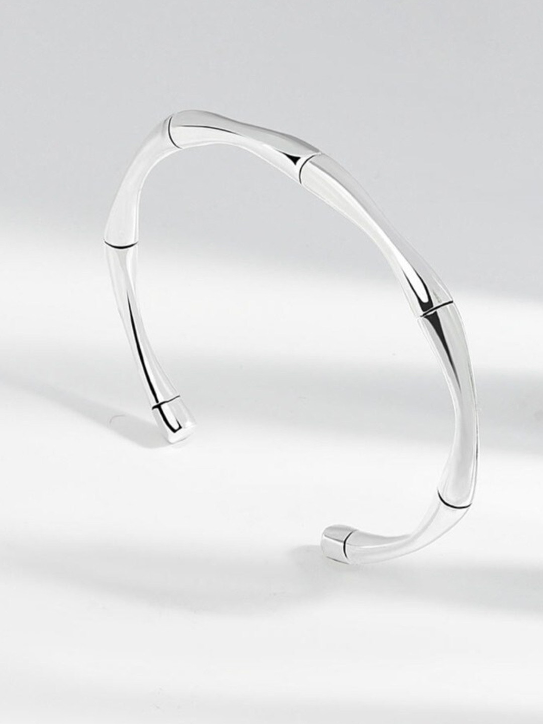 

SALTY Men Stainless Steel Cuff Bracelet, Silver