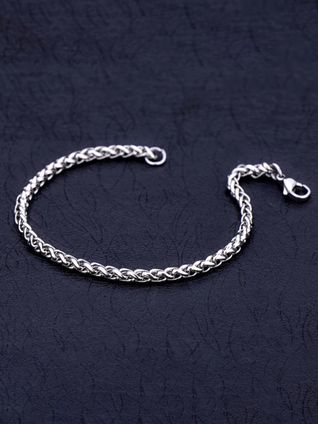 

SALTY Men Stainless Steel Link Bracelet, Silver