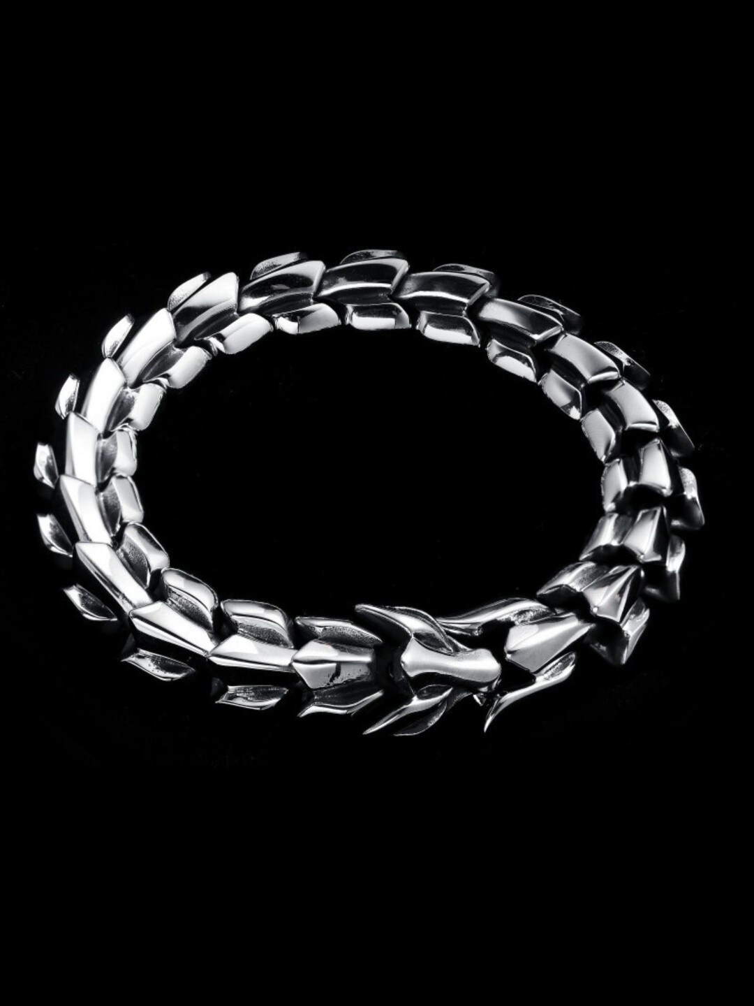 

SALTY Men Stainless Steel Link Bracelet, Silver