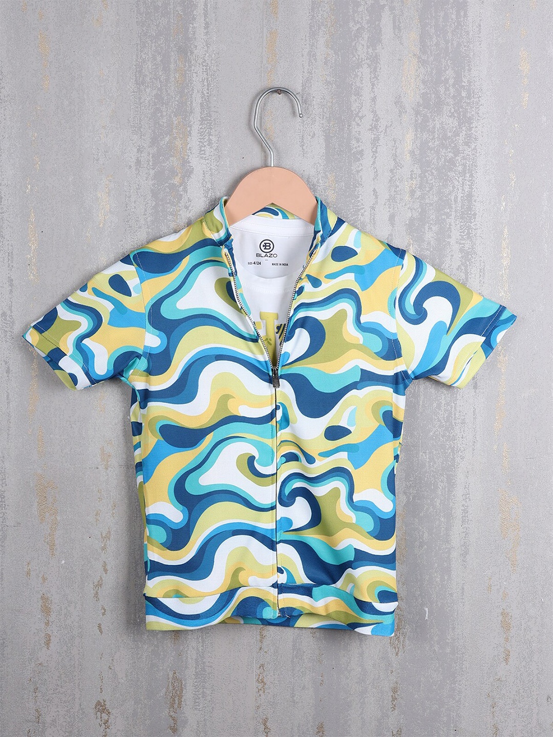 

Albion By CnM Boys Original Opaque Printed Casual Shirt, Yellow