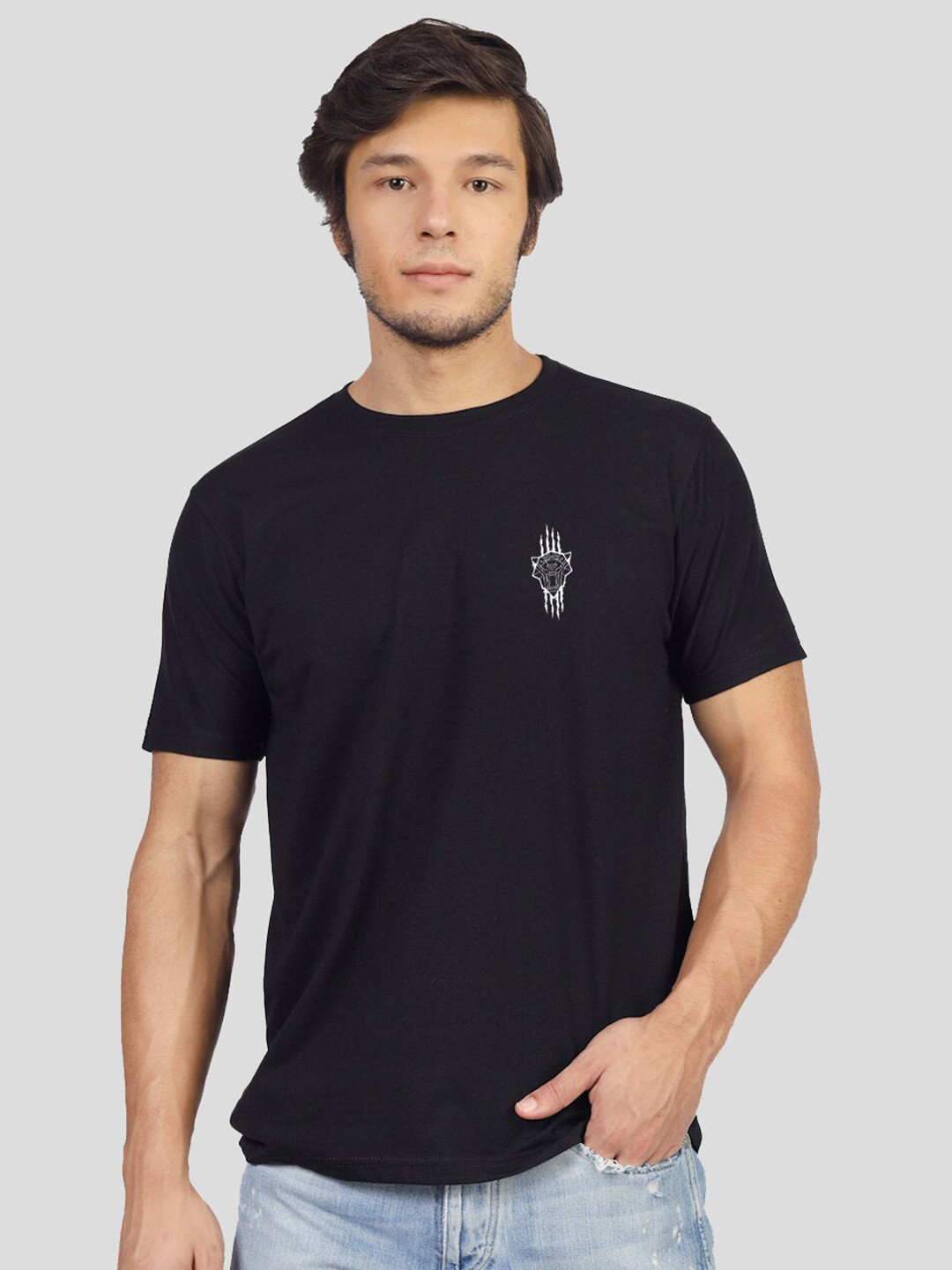 

Greylongg Black Panther Printed T-shirt