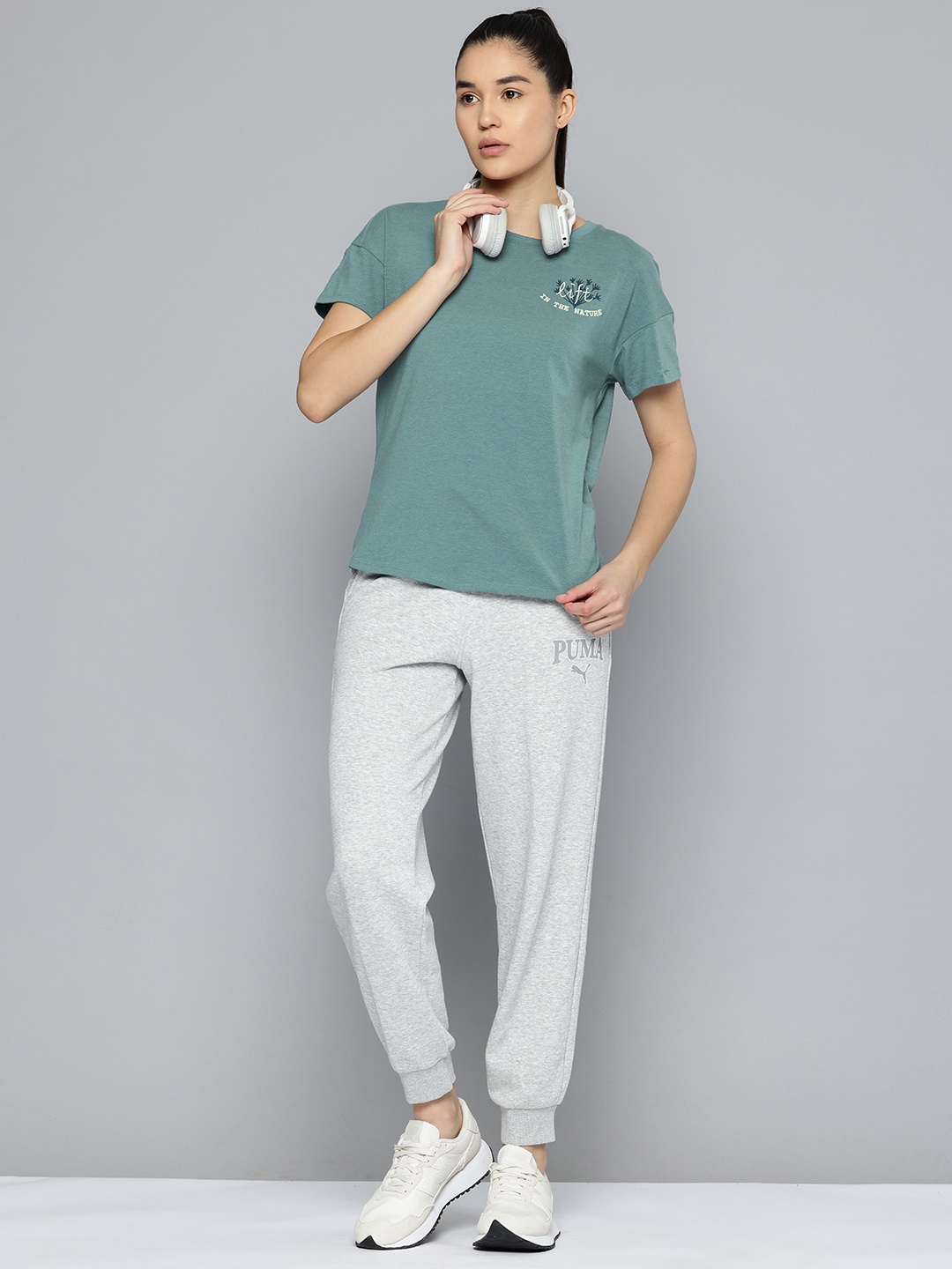 

Domyos By Decathlon Regular Fit Sports T-shirt, Grey