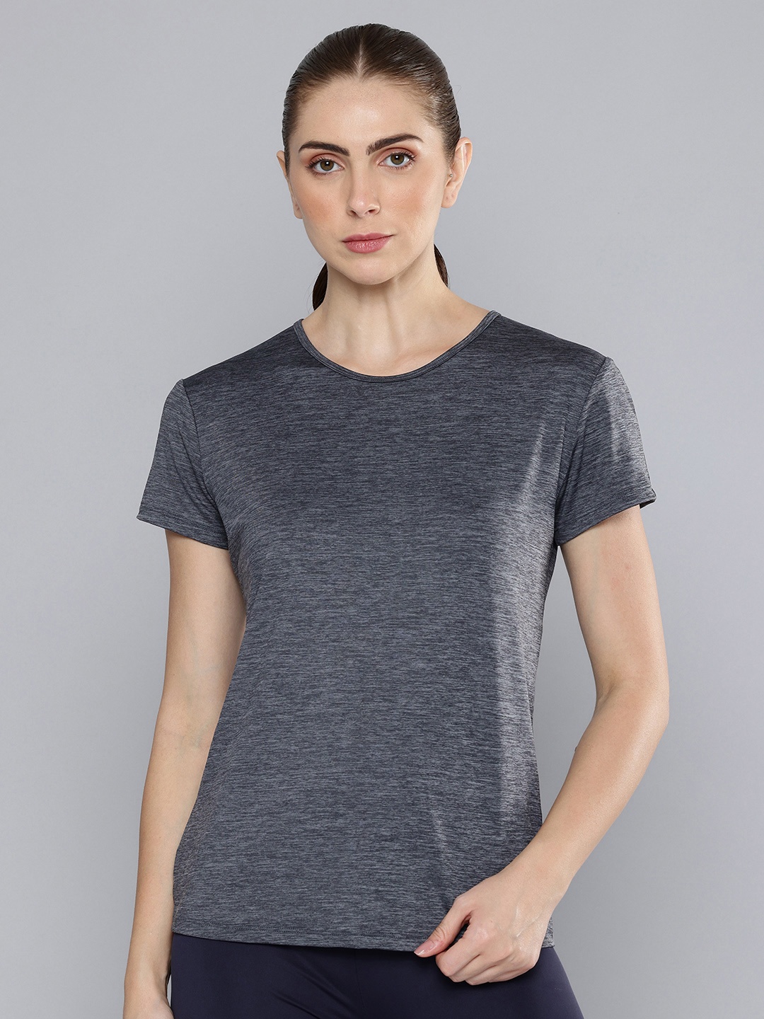 

Domyos By Decathlon Melange Effect Gym T-shirt, Grey