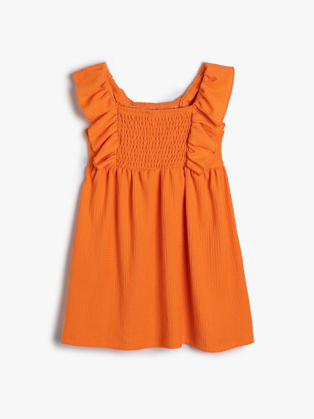 

Koton Girls Ruffled A-Line Dress, Orange