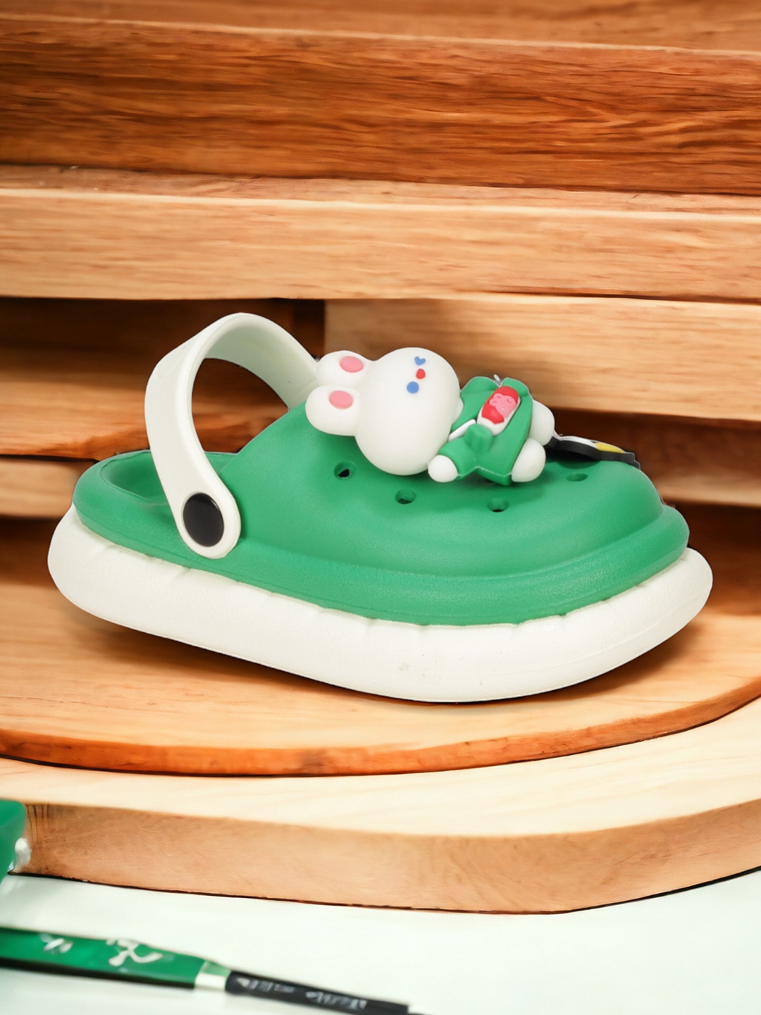 

Lil Lollipop Kids Anti-Slip Clogs, Green