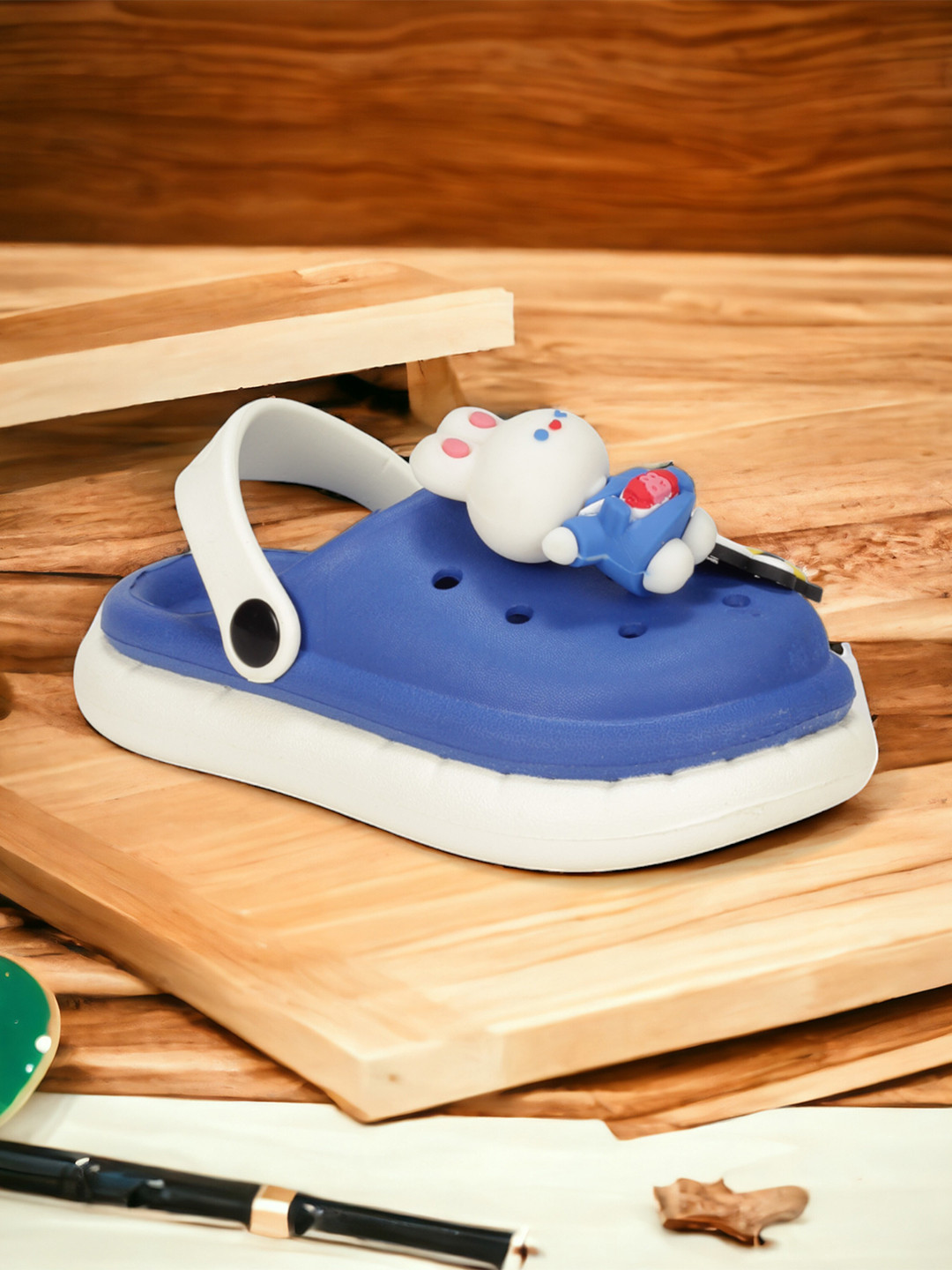 

Lil Lollipop Kids Anti-Slip Clogs, Navy blue