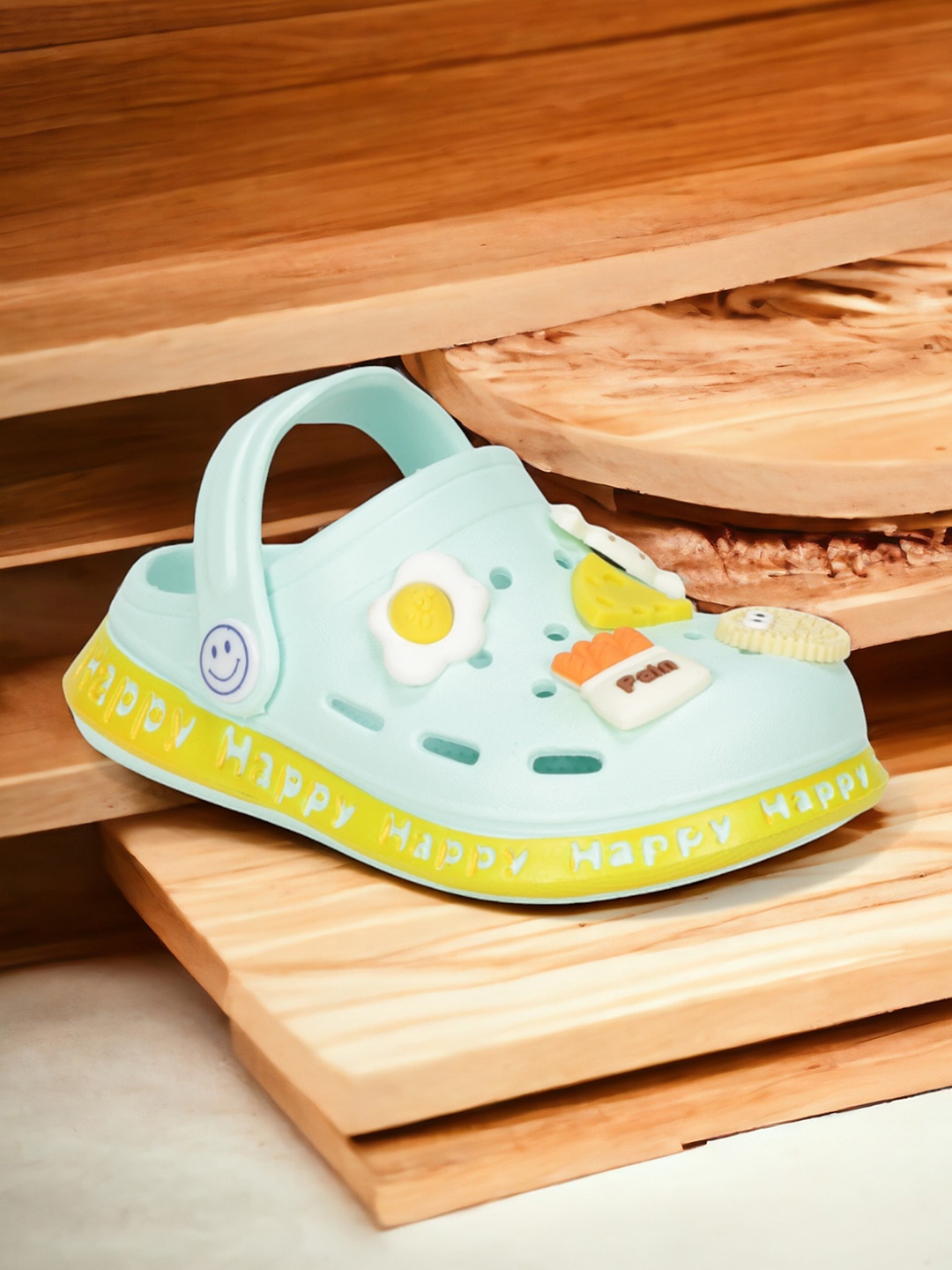 

Lil Lollipop Kids Applique Anti-Slip Clogs, Green