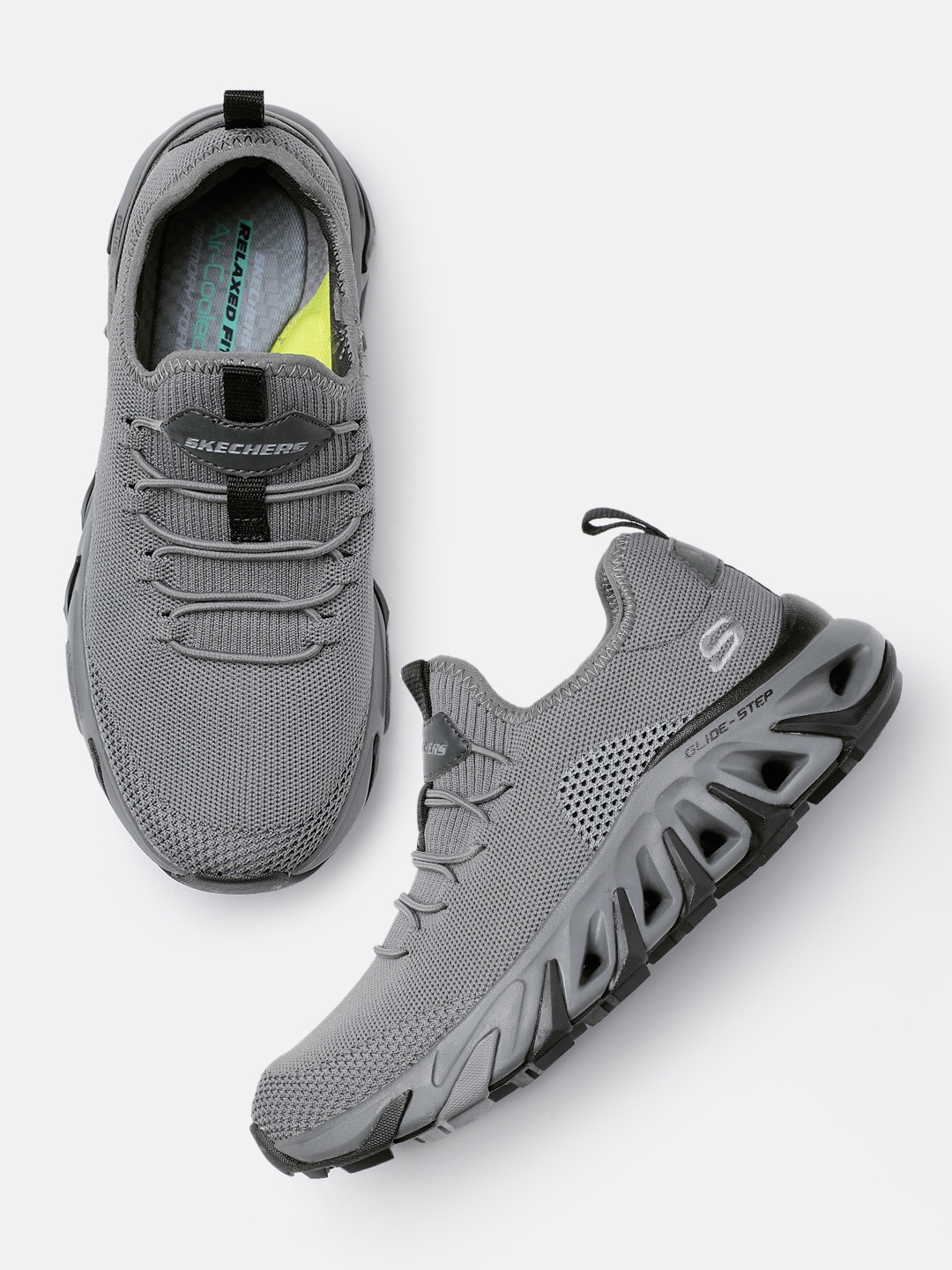 

Skechers Men Flex Conway - Lawler Slip-On Sneakers, Grey