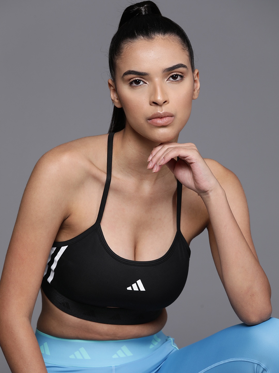 

ADIDAS Aeroimpact Light-Support Training Bra, Black