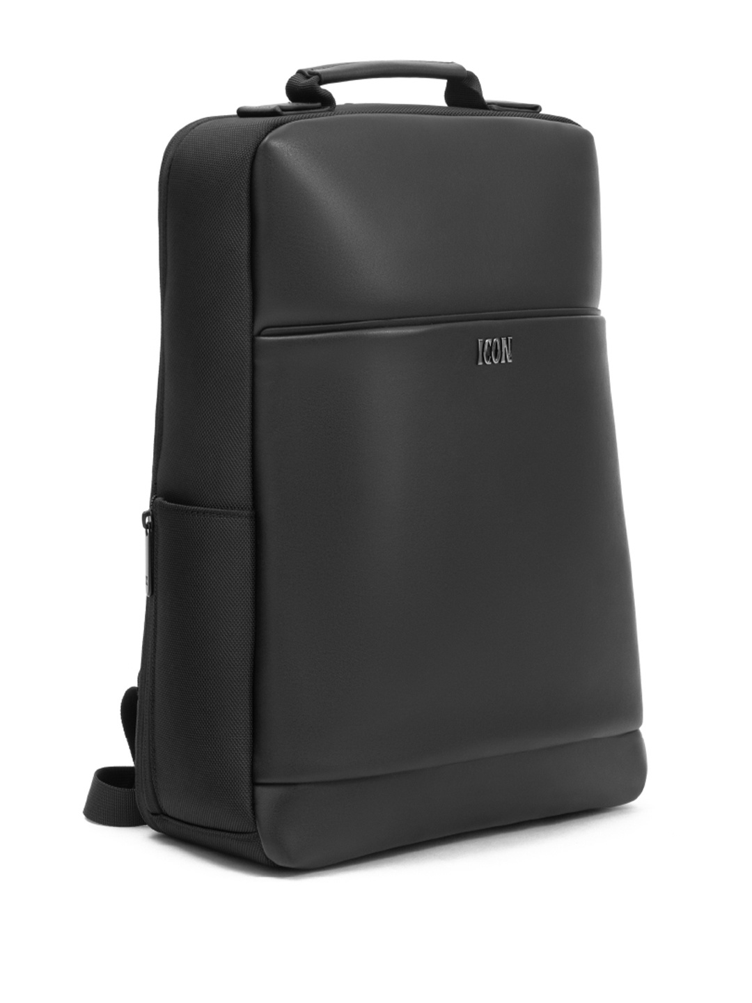 

Icon Unisex PU Laptop Bag, Black