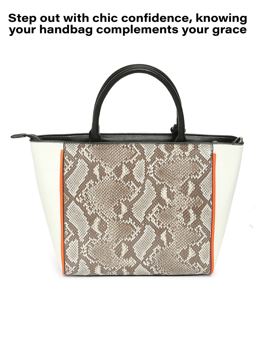 

Icon Animal Printed Oversized Structured Tote Bag, Brown