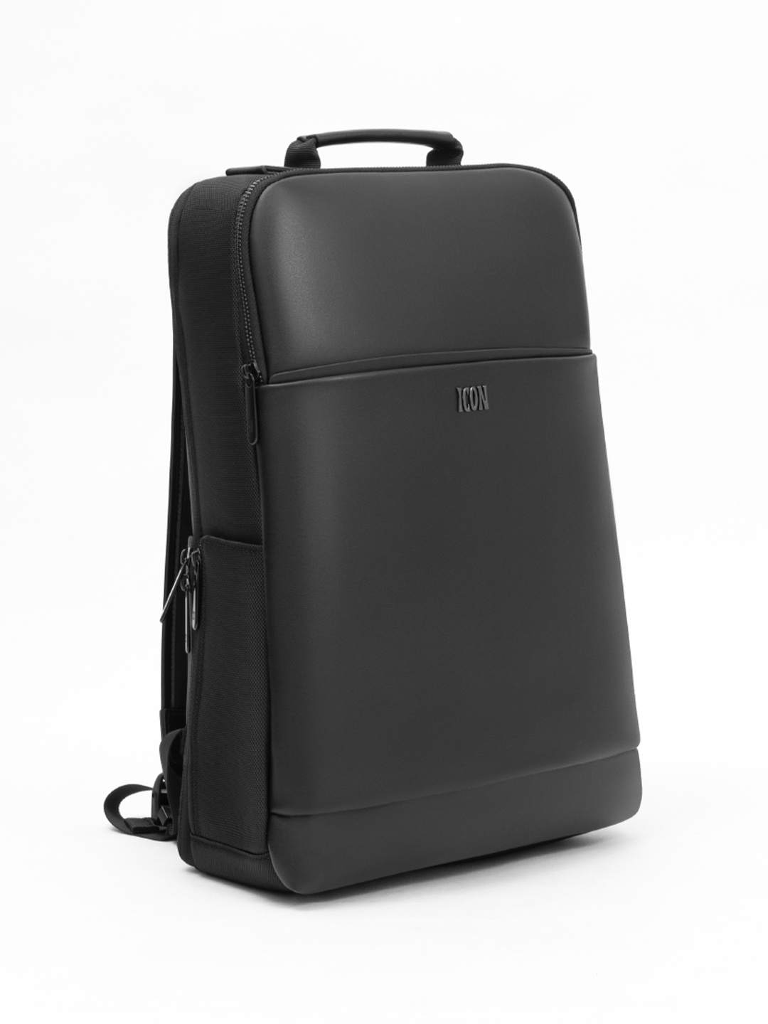 

Icon Unisex PU Laptop Bag, Black