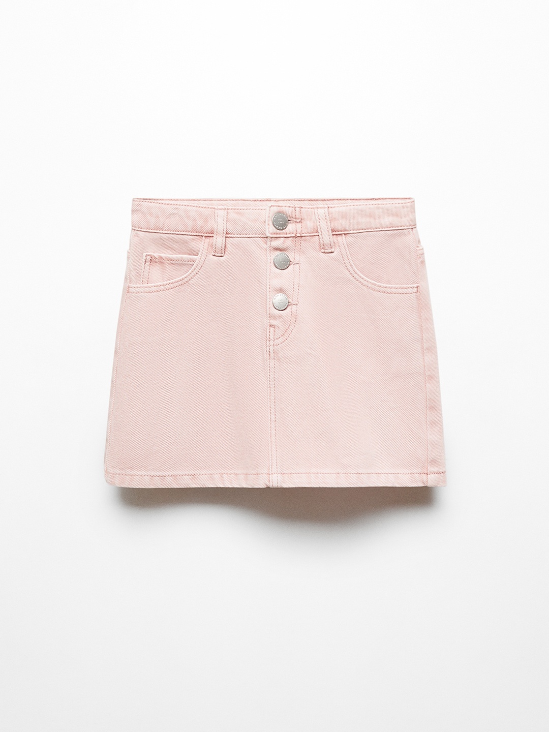 

Mango Kids Girls Pure Cotton Denim Mini Skirt, Pink